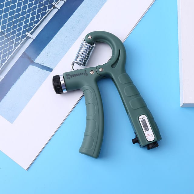Adjustable Exerciser Hand Gripper With Counter Strengthener Adjustable Resistance Wrist Strengthener Forearm Gripper Hand Workout Squeezer Grip Strength Trainer