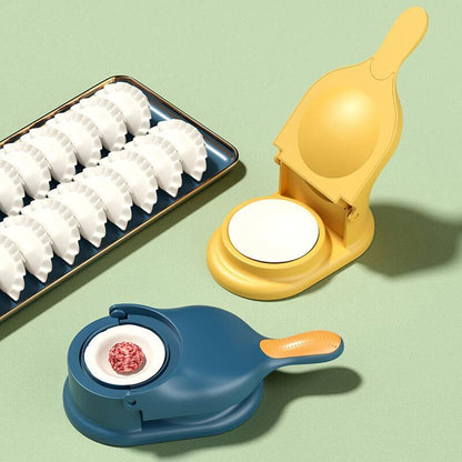 2-in-1 Dumpling Wrapper Tool Food Grade Manual Dumpling Wrapper Mold Labor-Saving Baking Pastry Home Kitchen Gadget