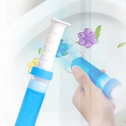 Toilet Cleaning Stamp Gel Toilet Injection Gel Flower Bathroom Cleaner Toilet Gel