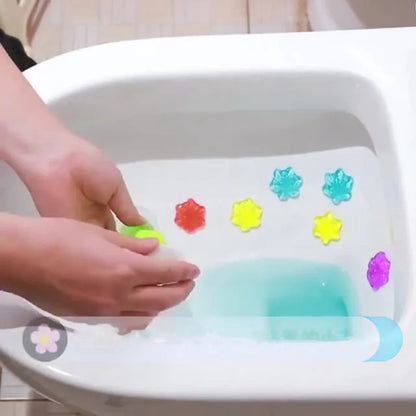 Toilet Cleaning Stamp Gel Toilet Injection Gel Flower Bathroom Cleaner Toilet Gel