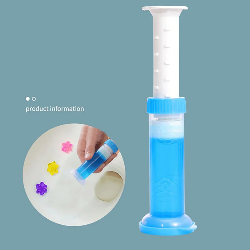 Toilet Cleaning Stamp Gel Toilet Injection Gel Flower Bathroom Cleaner Toilet Gel