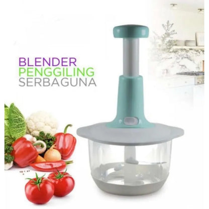 Multifunctional Manual Pushing Chopper with Beater & (Grater , Shredder, Slicer Plate) High Quality