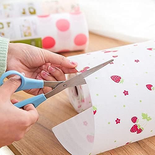 Refrigerator Mats Shelf Liners Fridge Mats Drawer Table (- size 45x160cm - multicolor/random design)