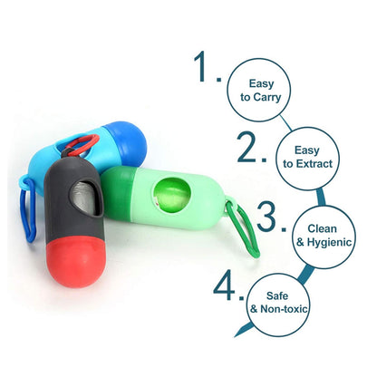 Disposable Baby Diapers Bag Box Kit - With Dispenser Lead Clip