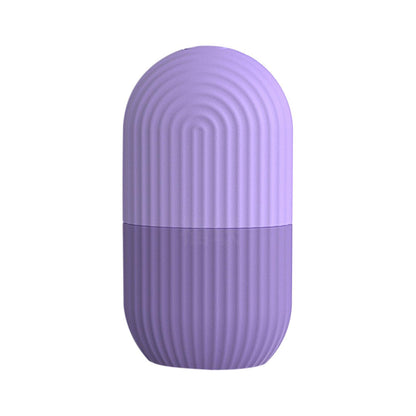 Face Ice Roller Silicone Facial Massager to Enhance Skin Glow, Without box