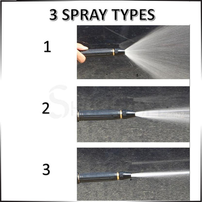 Metal Body | High Pressure Adjustable Nozzle Water Spray Gun | Versatile Tool For Garden & Cleaning