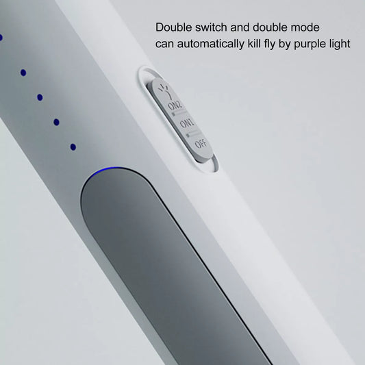 Rechargeable Electric Mosquito Killer Racket 2 In 1 LED Flash Light