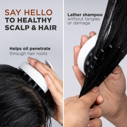 1 Piece Scalp Shampoo Massager Brush | Scalp Hair Scrubber With Soft Bristles For All Type Of Hairs