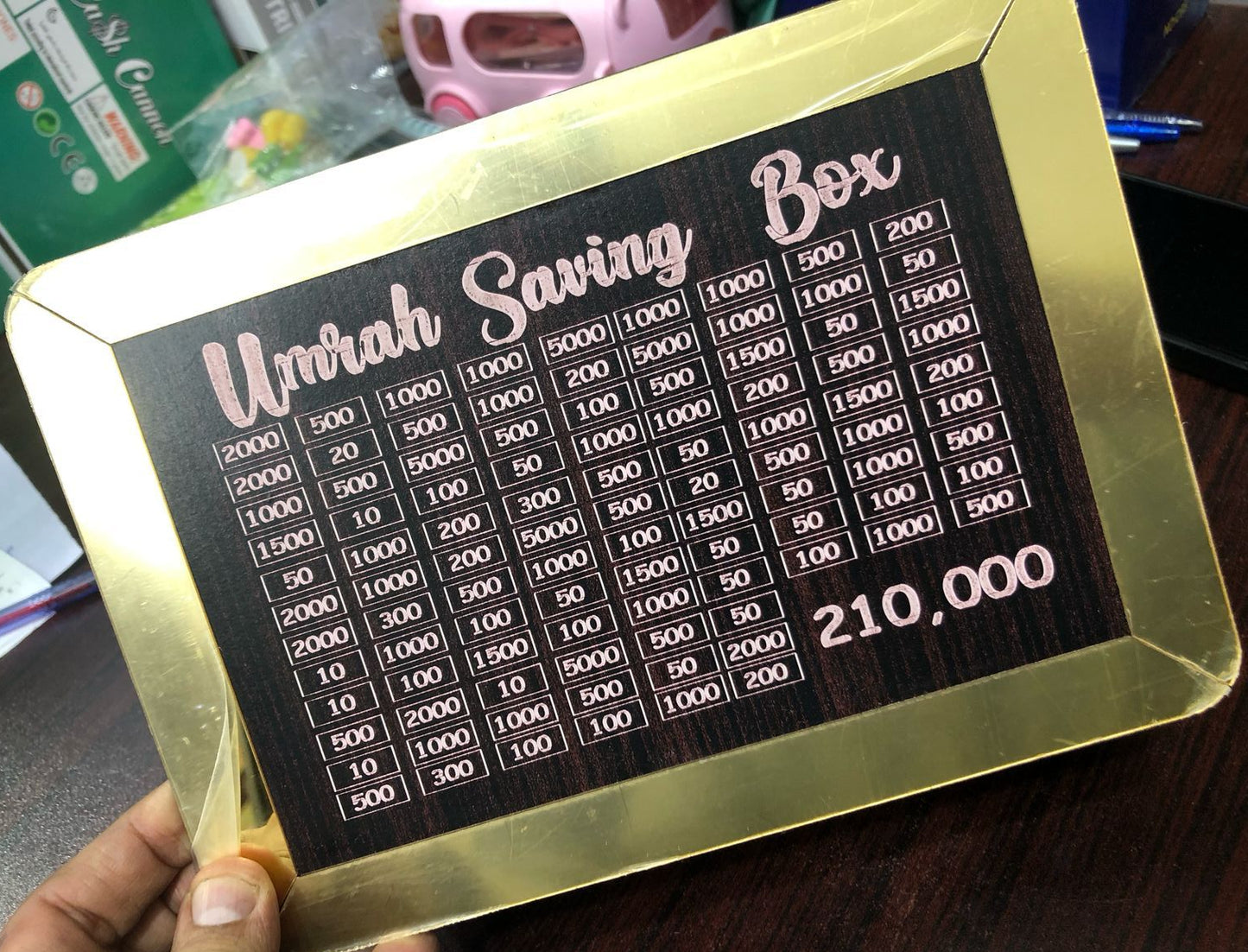 Umrah Saving Box - Saving Box - Box For Umrah Saving | Umrah Saving Box - Best Quality Umrah Saving Box - 210,000 Umrah Saving Box