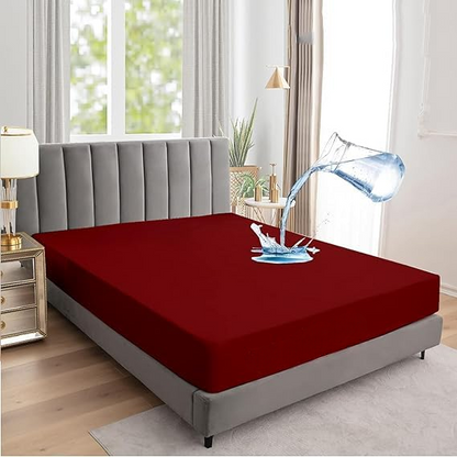 King Size Waterproof Mattress Cover | Breathable, Soft, Noiseless, And Dustproof Protection For Ultimate Bed Comfort And Hygiene