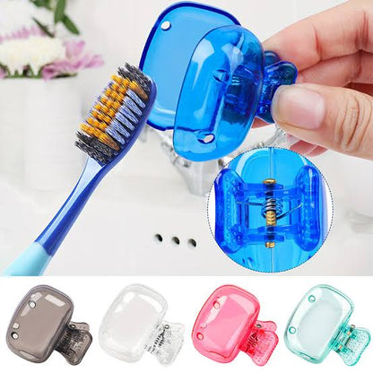 Pack of 10 – Toothbrush Storage Cases in Random Colors – Portable and Hygienic Holders for Travel, Office, School, and Home Use