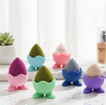 1 PCs Plastic Blender Puff Holder Multipurpose Sauce Bowl Makeup Sponge Storage Container Mini Bowl Organizer
