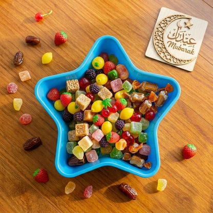 1 PCs Custard Star Bowl Elegant Design Dessert Serving Bowl for Custard Pudding Fruit and Sweets