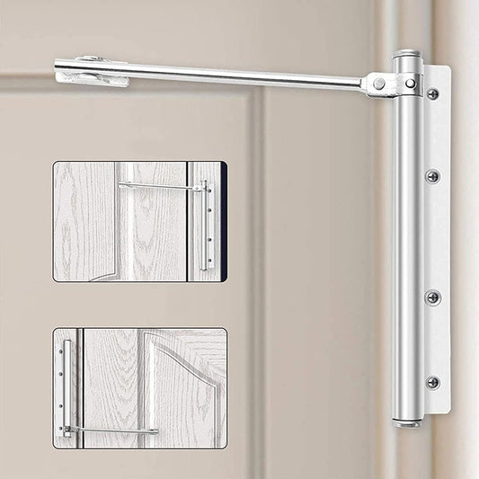 Automatic Door Closer Heavy Duty Self Closing Device for Home Office and Commercial Use Smooth and Controlled Door Closing