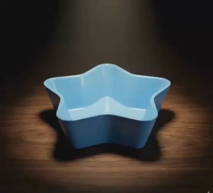 1 PCs Custard Star Bowl Elegant Design Dessert Serving Bowl for Custard Pudding Fruit and Sweets