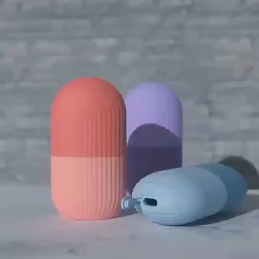 Face Ice Roller Silicone Facial Massager to Enhance Skin Glow, Without box