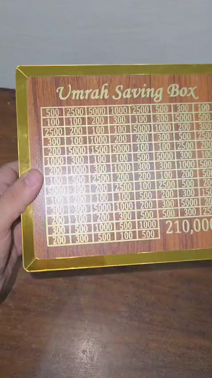 Umrah Saving Box - Saving Box - Box For Umrah Saving | Umrah Saving Box - Best Quality Umrah Saving Box - 210,000 Umrah Saving Box